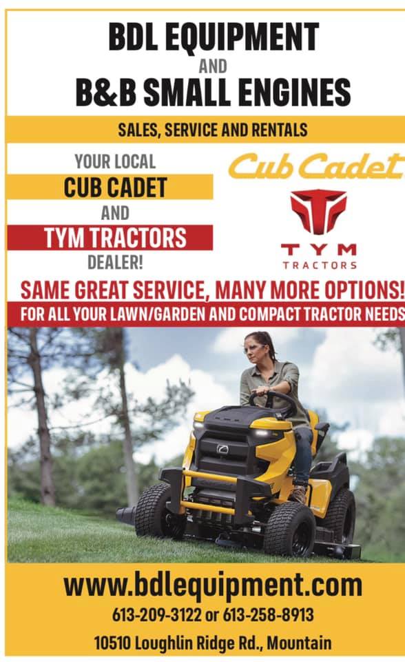 B & B Small Engines/BDL Equipment Mountain, ON Eastern Ontario Local